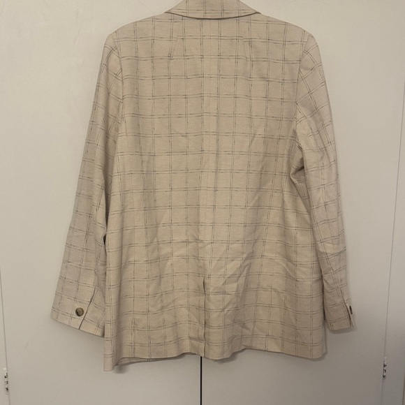 Madewell Ivory Checkered Jacket - Picture 5 of 5